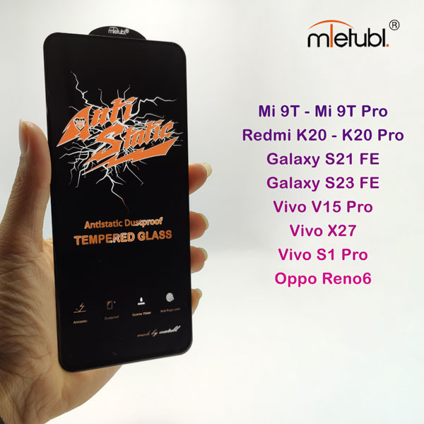 خرید گلس شیشه ای Xiaomi Mi 9T مارک Mietubl مدل Anti-Static Dustproof