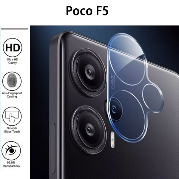 خرید گلس لنز شیشه‌ ای دوربین Xiaomi Poco F5
