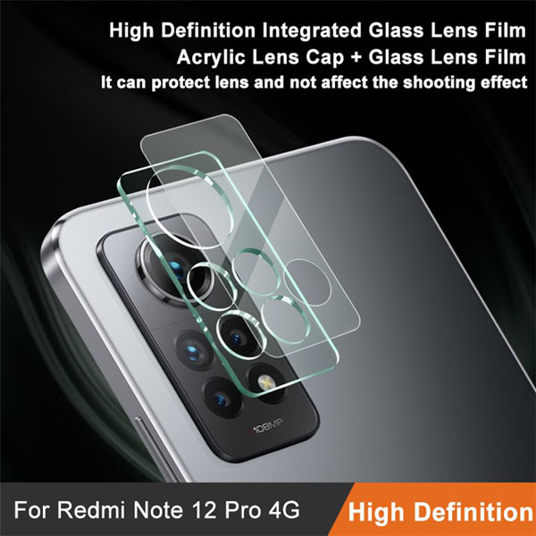 خرید گلس لنز شیشه‌ ای دوربین Xiaomi Redmi Note 12 Pro 4G