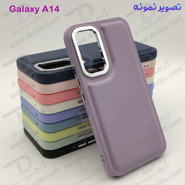 قاب سیلیکونی طرح پافر Bubble Case مخصوص Samsung Galaxy A14 4G برند OMIGA