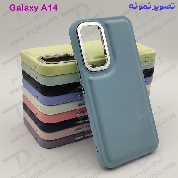 قاب سیلیکونی طرح پافر Bubble Case مخصوص Samsung Galaxy A14 4G برند OMIGA