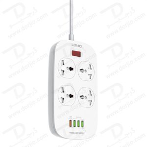 خرید چند راهی برق + خروجی فست شارژ 18 وات USB-A برند LDNIO مدل SC4407