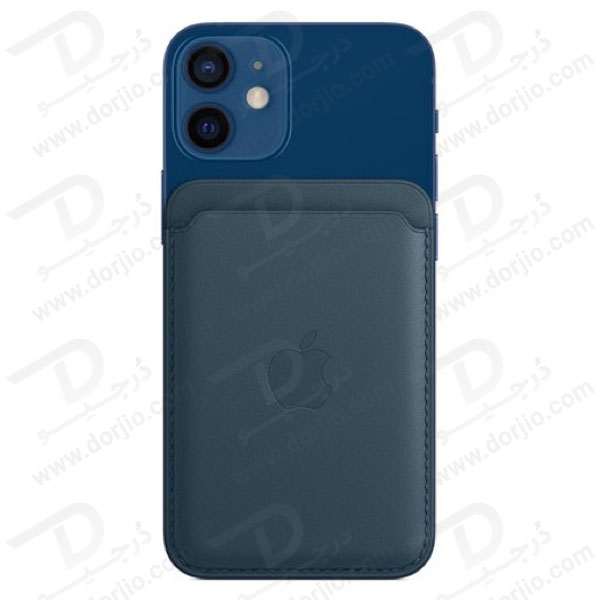 خرید کیف چرمی مگ سیف آیفون ( جا کارتی ) - Leather Wallet MagSafe