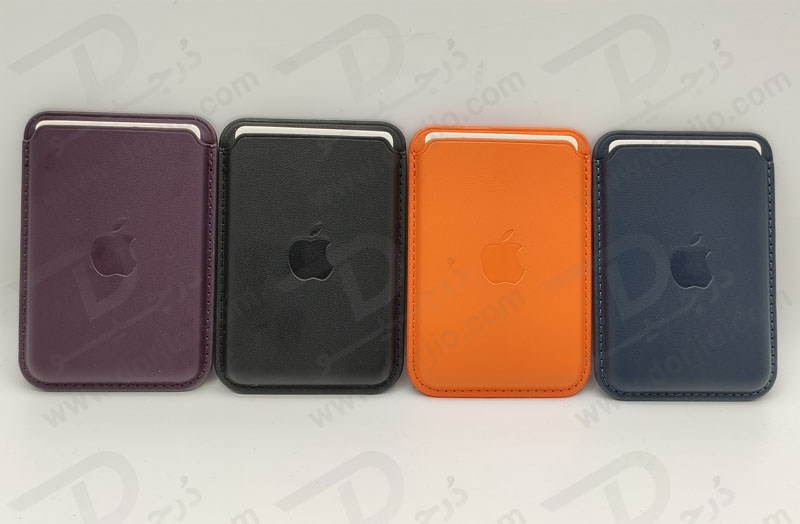 خرید کیف چرمی مگ سیف آیفون ( جا کارتی ) - Leather Wallet MagSafe