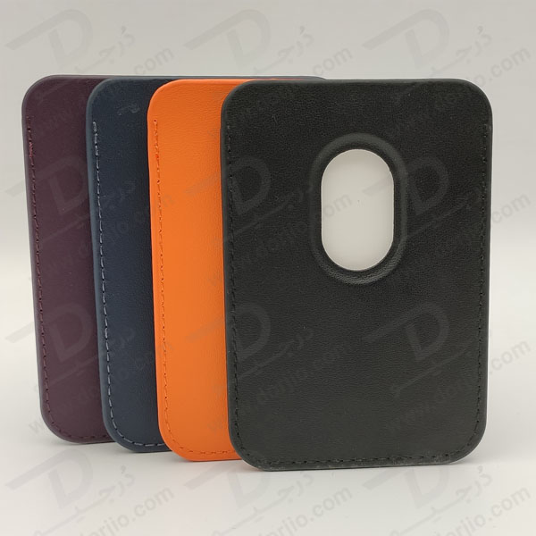 خرید کیف چرمی مگ سیف آیفون ( جا کارتی ) - Leather Wallet MagSafe