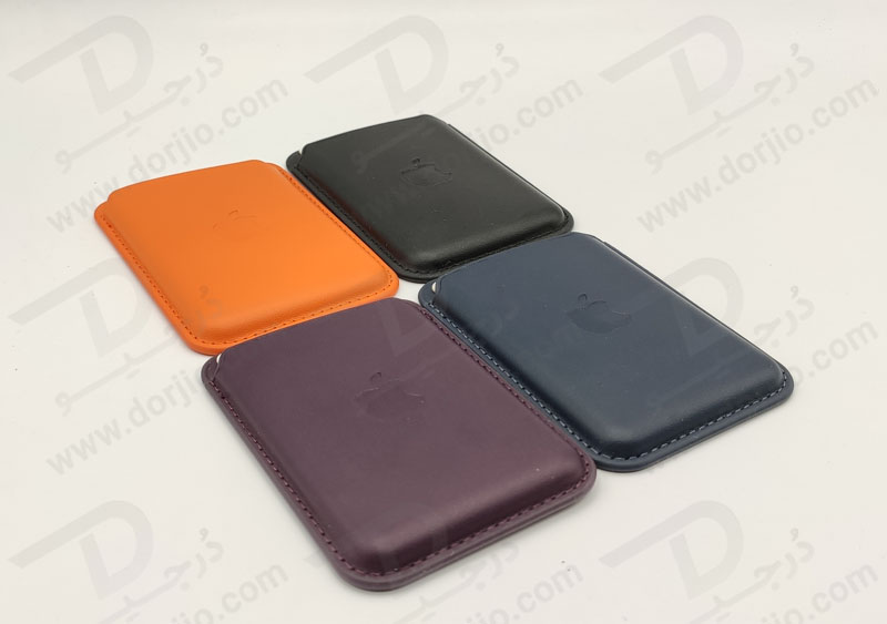 خرید کیف چرمی مگ سیف آیفون ( جا کارتی ) - Leather Wallet MagSafe