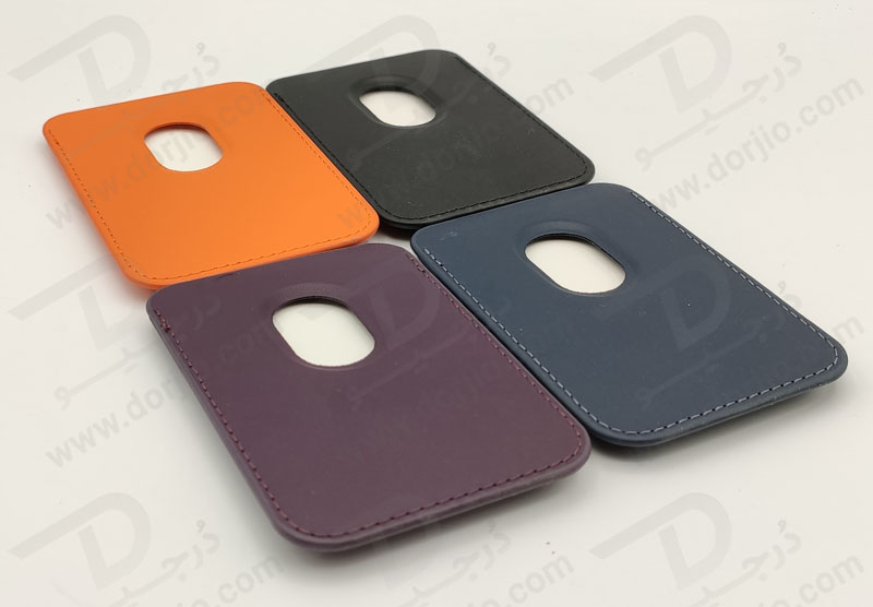 خرید کیف چرمی مگ سیف آیفون ( جا کارتی ) - Leather Wallet MagSafe
