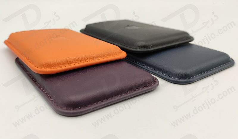 خرید کیف چرمی مگ سیف آیفون ( جا کارتی ) - Leather Wallet MagSafe