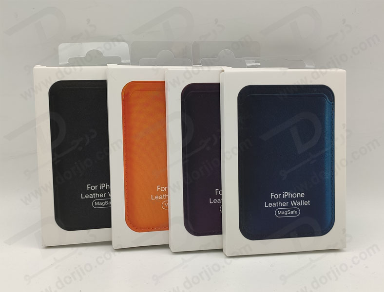 خرید کیف چرمی مگ سیف آیفون - Leather Wallet MagSafe
