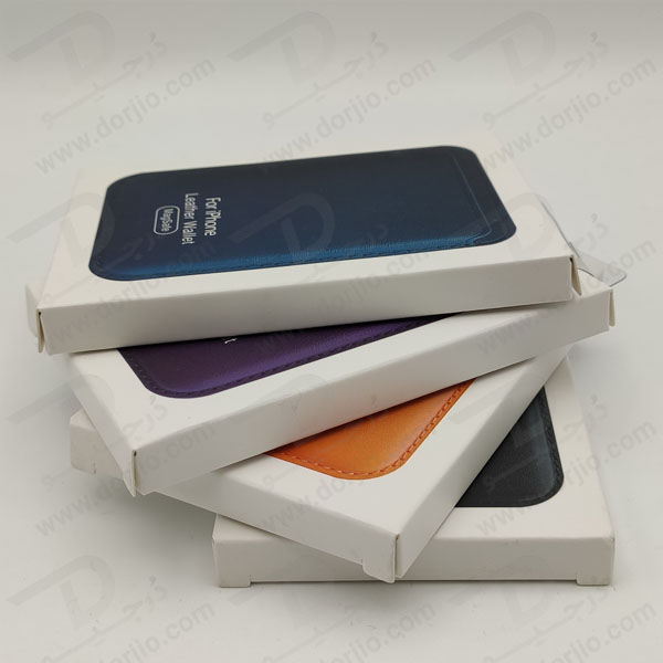 خرید کیف چرمی مگ سیف آیفون ( جا کارتی ) - Leather Wallet MagSafe