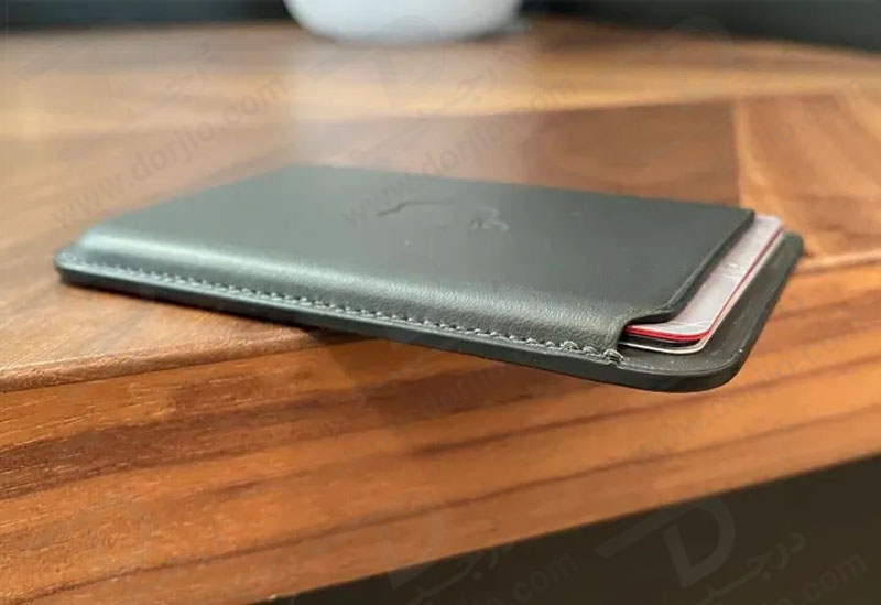 خرید کیف چرمی مگ سیف آیفون ( جا کارتی ) - Leather Wallet MagSafe