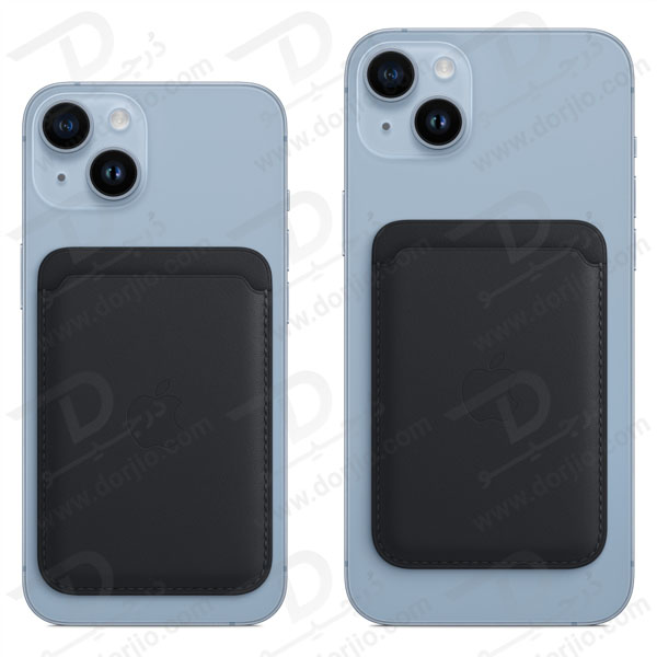 خرید کیف چرمی مگ سیف آیفون ( جا کارتی ) - Leather Wallet MagSafe