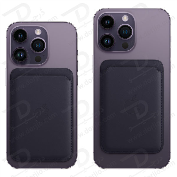 خرید کیف چرمی مگ سیف آیفون ( جا کارتی ) - Leather Wallet MagSafe