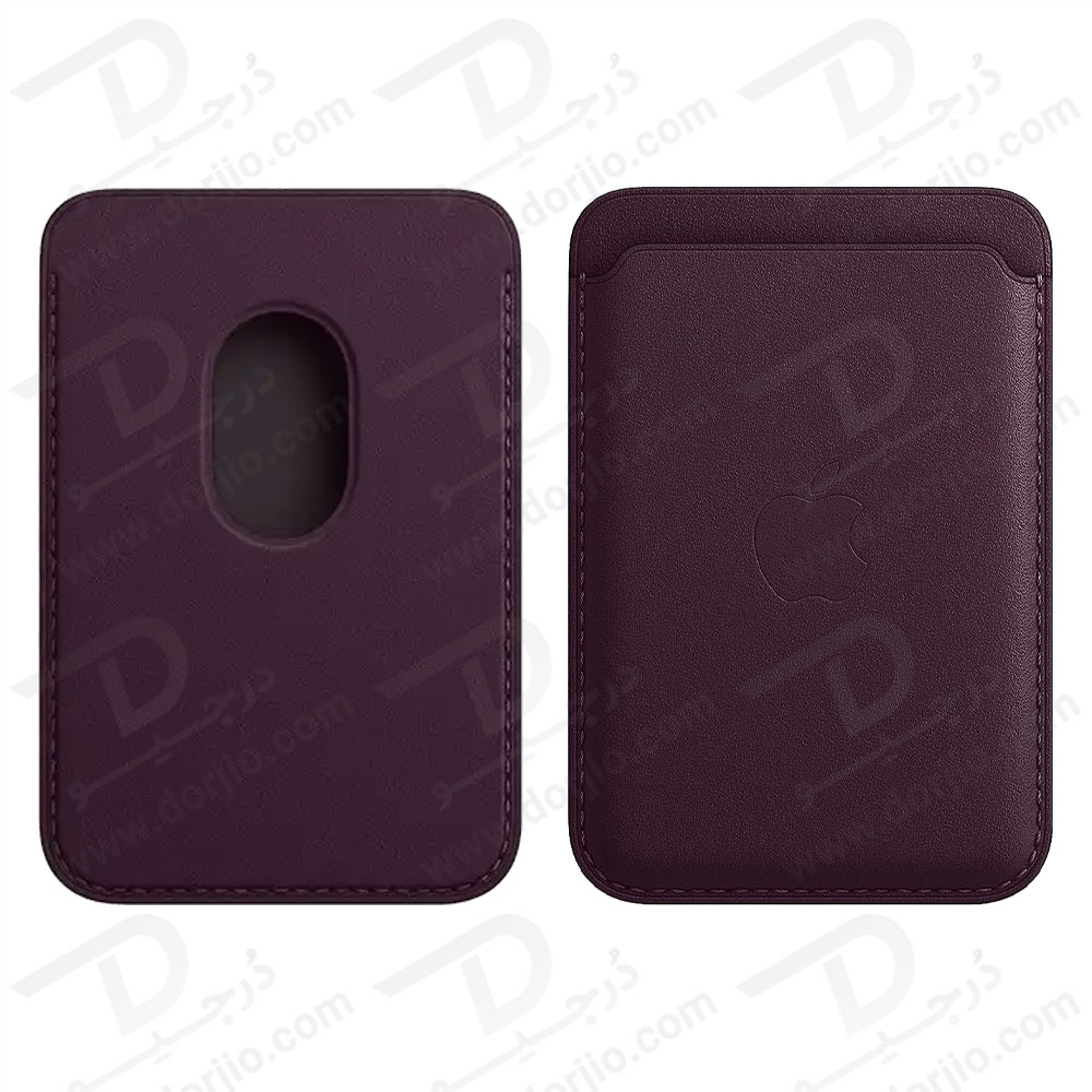 خرید کیف چرمی مگ سیف آیفون ( جا کارتی ) - Leather Wallet MagSafe