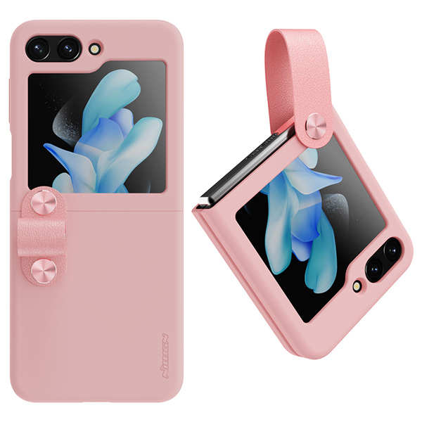 خرید گارد سیلیکونی بند دار Samsung Galaxy Z Flip 5 مارک نیلکین مدل Flex Flip