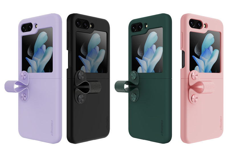 خرید گارد سیلیکونی بند دار Samsung Galaxy Z Flip 5 مارک نیلکین مدل Flex Flip