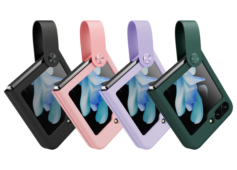 خرید گارد سیلیکونی بند دار Samsung Galaxy Z Flip 5 مارک نیلکین مدل Flex Flip