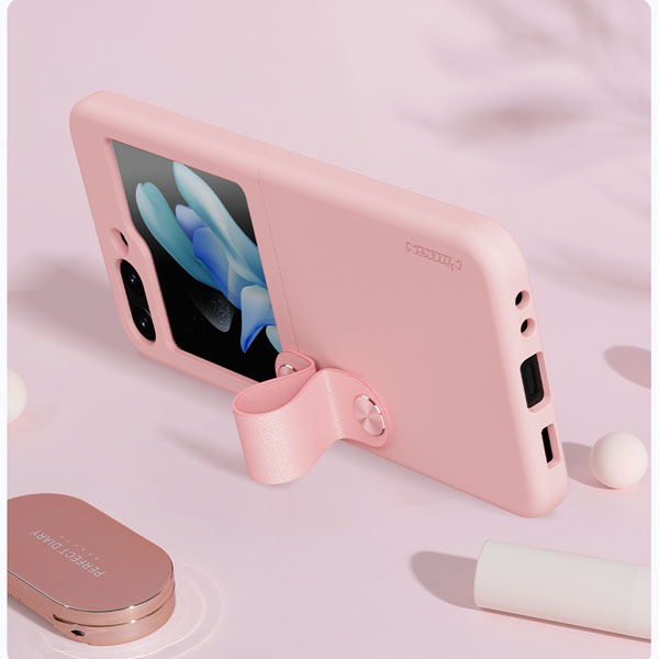 خرید گارد سیلیکونی بند دار Samsung Galaxy Z Flip 5 مارک نیلکین مدل Flex Flip