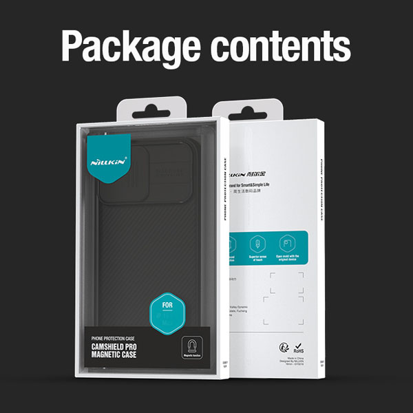 خرید گارد ضد ضربه مگنتی نیلکین iPhone 15 Pro Max مدل Camshield Pro Magnetic Case