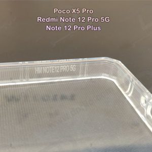خرید گارد ژله ای شفاف ایربگ دار با محافظ دوربین Xiaomi Redmi Note 12 Pro 5G