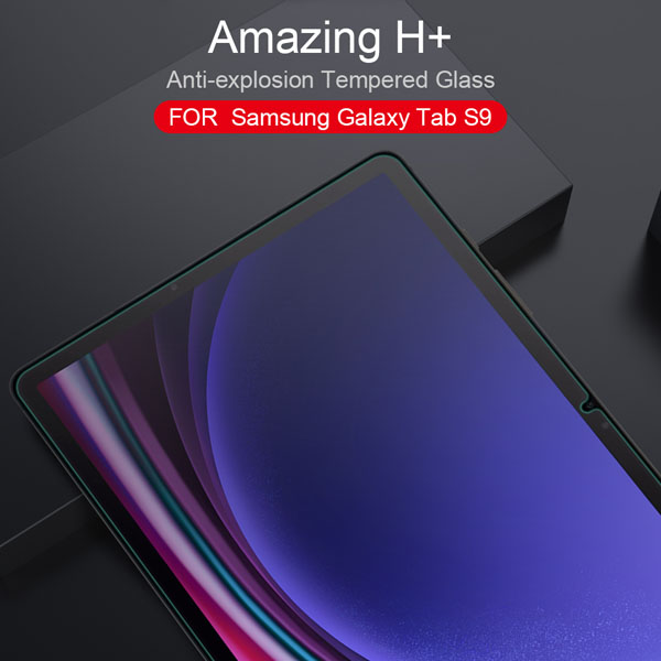 خرید گلس شیشه ای نیلکین تبلت Samsung Galaxy Tab S9 مدل H+ Anti-explosion