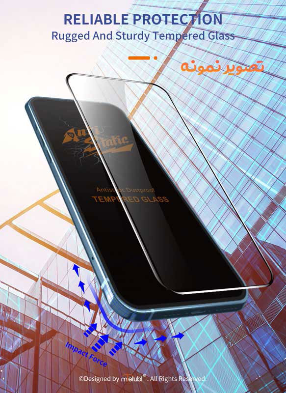 خرید گلس شیشه ای Samsung Galaxy F42 مارک Mietubl مدل Anti-Static Dustproof