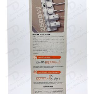 خرید 5 راهی برق + خروجی فست شارژ 20 وات USB-A و USB-C برند LDNIO مدل SC5415