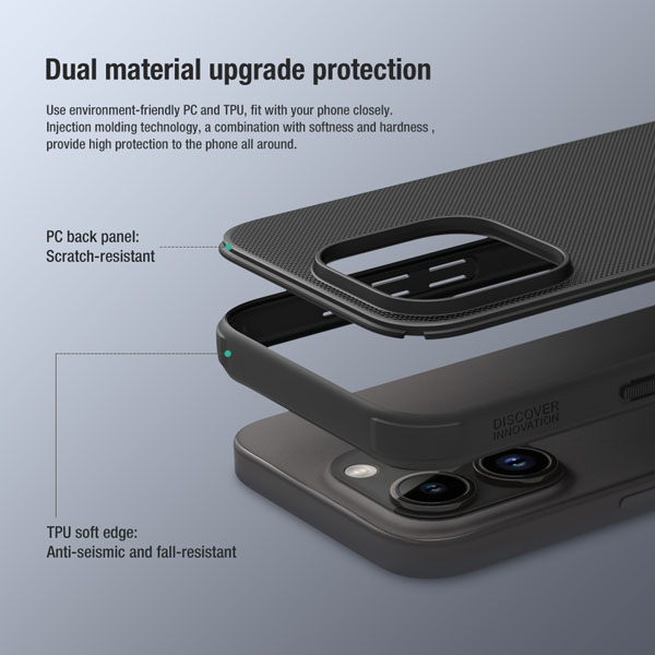 خرید قاب ضد ضربه iPhone 15 Pro Max مدل Super Frosted Shield Pro