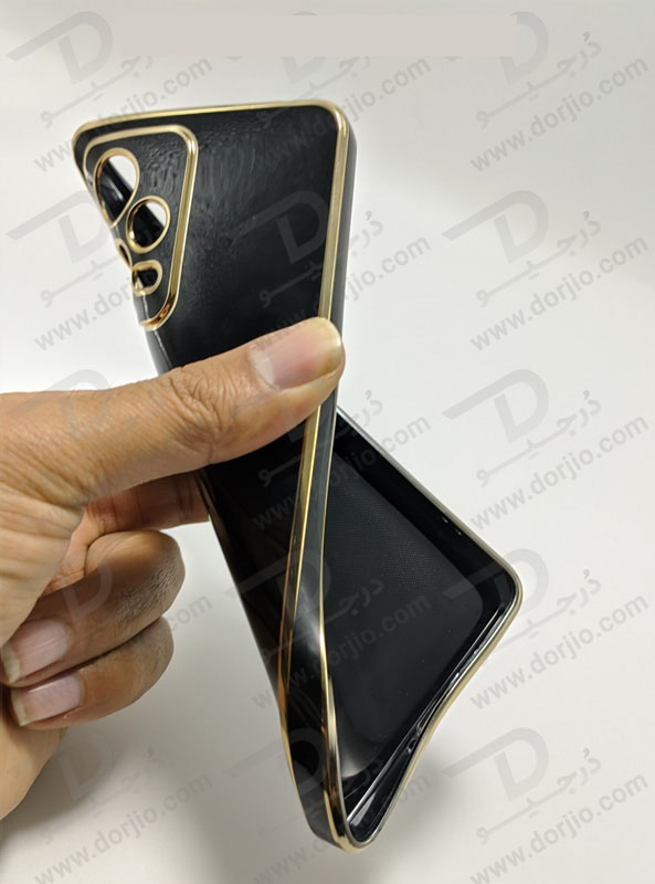 خرید قاب ژله ای فریم طلایی Xiaomi Poco X5 5G مدل My Case