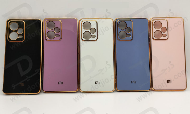 خرید قاب ژله ای فریم طلایی Xiaomi Poco X5 5G مدل My Case