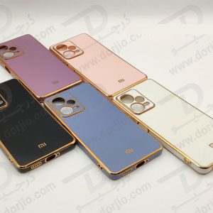 خرید قاب ژله ای فریم طلایی Xiaomi Redmi Note 12 5G مدل My Case