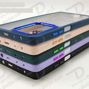 خرید کریستال کاور شفاف فریم ژله‌ ای رنگی Xiaomi Redmi Note 12 5G