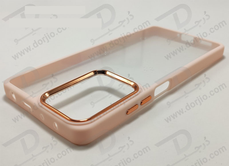 خرید کریستال کاور شفاف فریم ژله‌ ای رنگی Xiaomi Redmi Note 12 5G