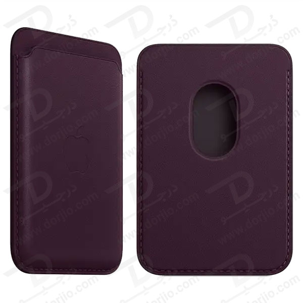 خرید کیف چرمی مگ سیف آیفون ( جا کارتی ) - Leather Wallet MagSafe