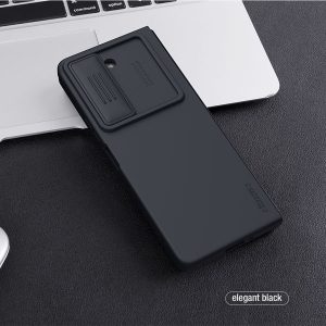 خرید گارد سیلیکونی Samsung Galaxy Z Fold 5 مارک نیلکین مدل CamShield Silky Silicone