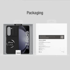 خرید گارد سیلیکونی Samsung Galaxy Z Fold 5 مارک نیلکین مدل CamShield Silky Silicone