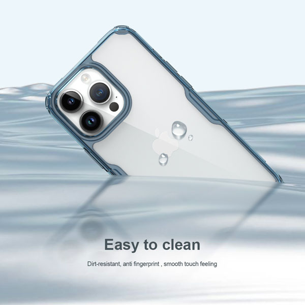 خرید گارد شفاف نیلکین iPhone 15 Pro مدل Nature TPU Pro