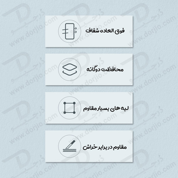 خرید گارد شفاف نیلکین iPhone 15 Pro مدل Nature TPU Pro