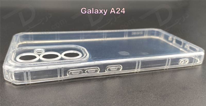 خرید گارد ژله ای شفاف ایربگ دار با محافظ دوربین Samsung Galaxy A24 4G