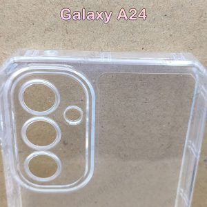 خرید گارد ژله ای شفاف ایربگ دار با محافظ دوربین Samsung Galaxy A24 5G
