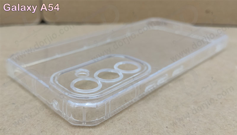 خرید گارد ژله ای شفاف ایربگ دار با محافظ دوربین Samsung Galaxy A54