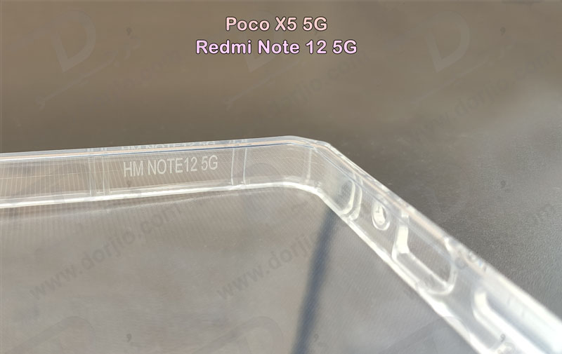 خرید گارد ژله ای شفاف ایربگ دار با محافظ دوربین Xiaomi Poco X5 5G