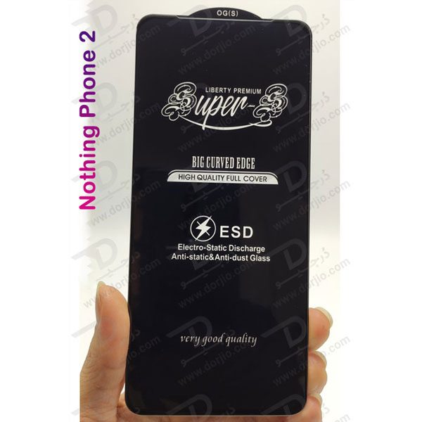 خرید گلس شفاف تمام صفحه Nothing Phone 2 مدل OG