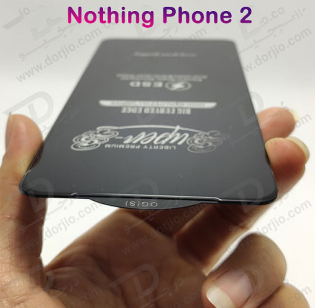 خرید گلس شفاف تمام صفحه Nothing Phone 2 مدل OG