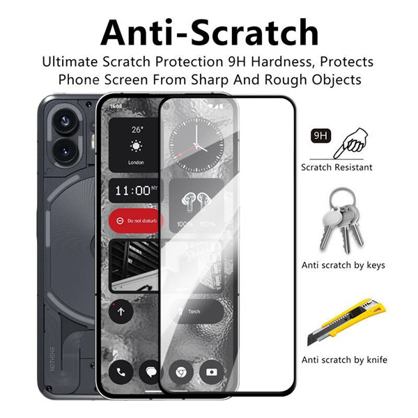 خرید گلس شیشه ای فول چسب تمام صفحه Nothing Phone 2