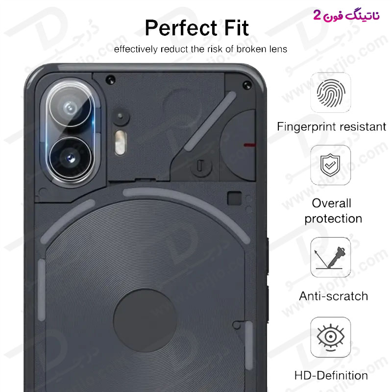 خرید گلس لنز شیشه‌ ای دوربین Nothing Phone 2