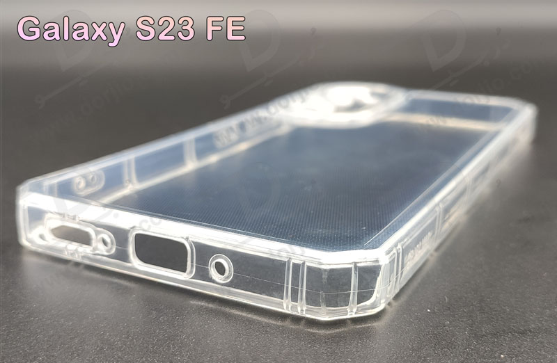 گارد ژله ای شفاف ایربگ دار با محافظ دوربین Samsung Galaxy S23 FE