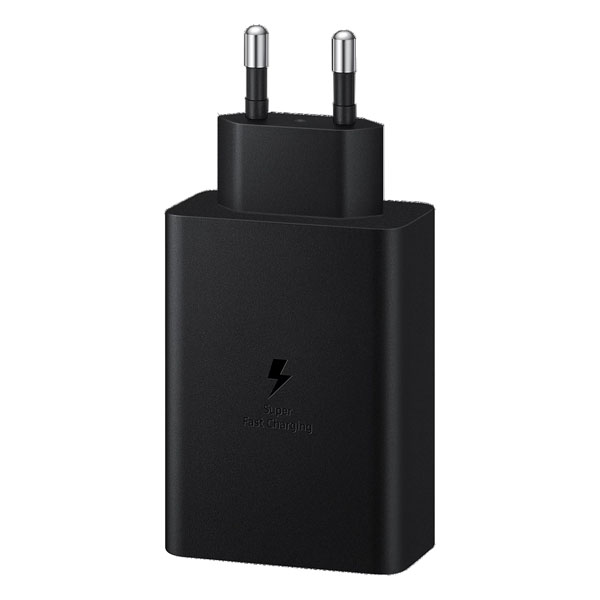 خرید شارژر سریع دیواری 65W اصلی سامسونگ با سه پورت خروجی Samsung 65W Power Adapter Trio