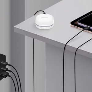 خرید شارژر سریع دیواری 65W اصلی سامسونگ با سه پورت خروجی Samsung 65W Power Adapter Trio