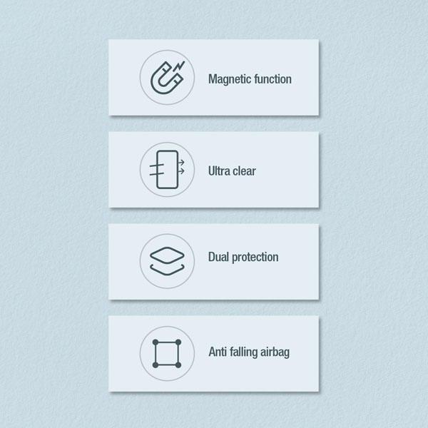 خرید قاب شفاف مگنتی نیلکین iPhone 15 Plus مدل Nature TPU Pro Magnetic